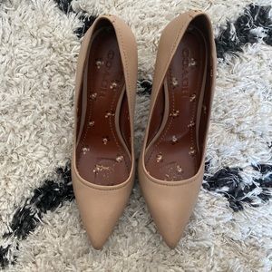 Coach heels - Nude